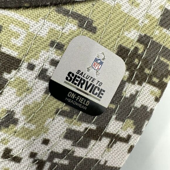 NEW Miami Dolphins New Era Salute To Service 39THIRTY‎ Flexfit Hat Digital Camo - Picture 5 of 6